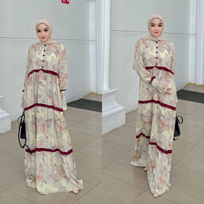 Product image Khisna collection - New sakura dress rempel nandaa Allsize Marun