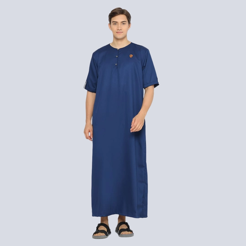 Product image Kawan Muslim - Gamis Pria Toyobo Premium Jubah Pria Polos Lengan Pendek Baju Muslim PUTIH XL