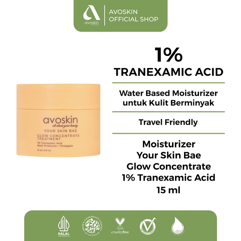 Product image AVOSKIN OFFICIAL - YSB Glow Concentrate Treatment 1% Tranexamic Acid + Multi Probiome + Pineapple 15 ml Tranexamic Acid