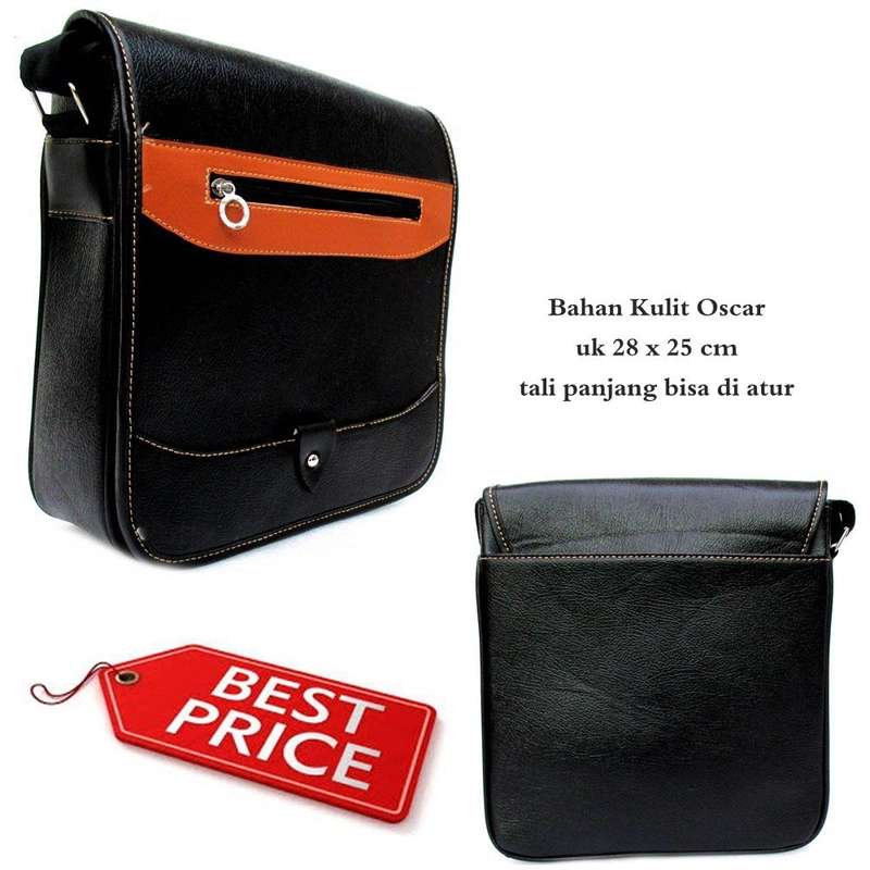 Product image Lanc Fashion - Tas sling bag Kulit selempang Pria Oscar Triess Warna Black