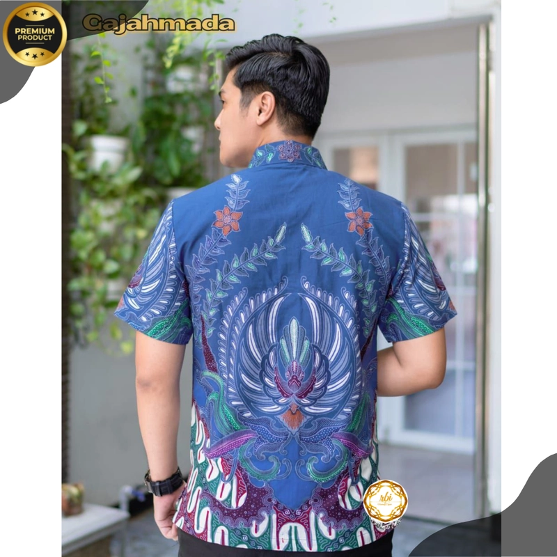 Product image Batik Tulis Pria Berlapis Trikot Kode Gajahmada S Gajahmada