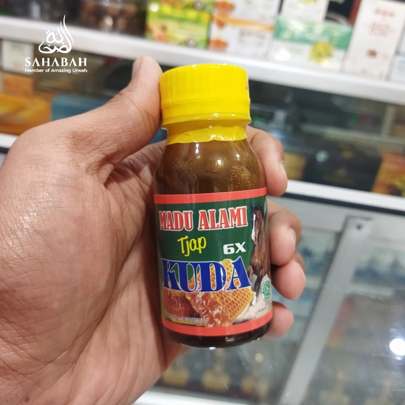 Product image Sahabah Store - Madu Alami Tjap Kuda - Madu Stamina Pria - Obat Stamina - Madu Kuat - Obat Kuat 60 ml Hijau