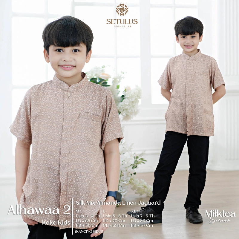 Product image Griya Busanaku Solo - Alhawaa #2 Set Family Couple original brand (MILKTEA SERIES) M Anak laki-laki