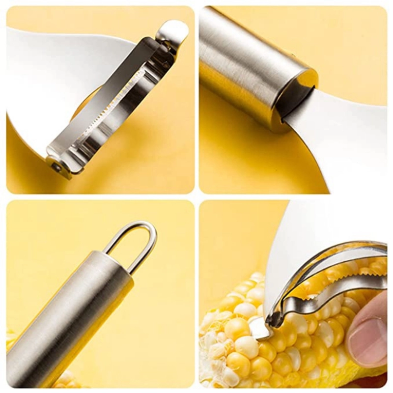 Product image KAHASIL - Alat Pengupas Peeler Biji Jagung Bahan Stainless Steel Anti Karat KMJ134 RANDOM