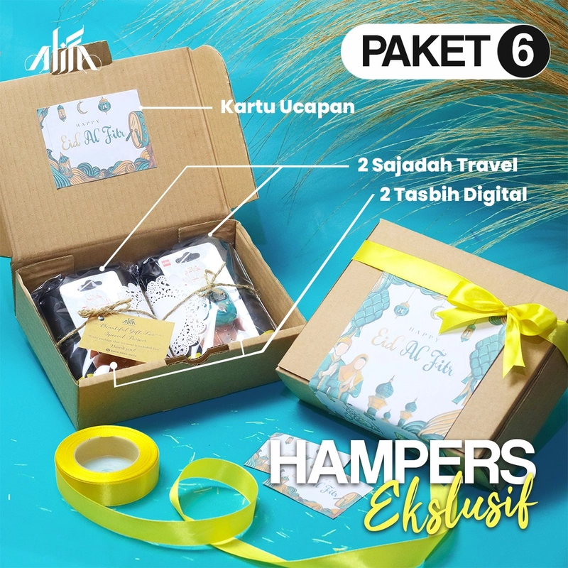 Product image Alifa - HAMPERS EKSKLUSIF PAKET 6 215g R6 Oleh-Oleh Haji
