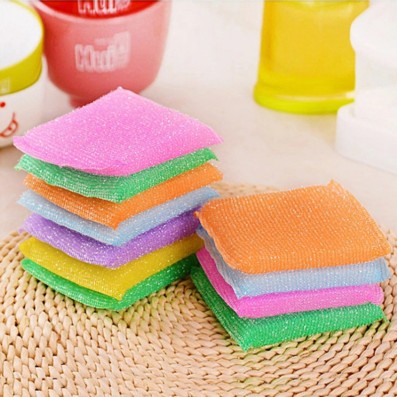 Product image KAMJE Spons Spon Sponge Cuci Piring Busa Pembersih Sabut Jaring Serbaguna KMJ106 KMJ106 RANDOM