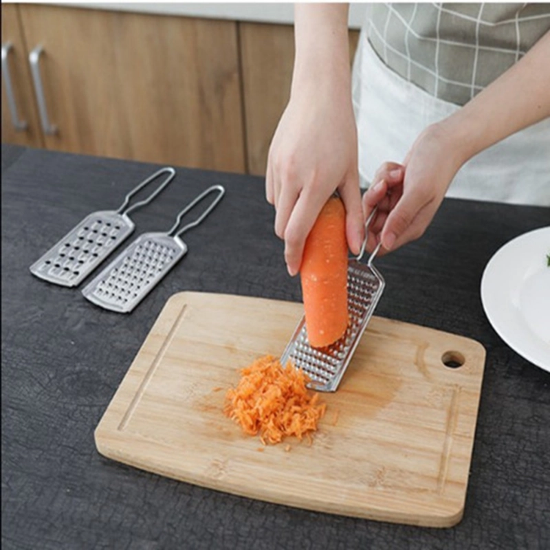 Product image KAHASIL - Parutan Keju Wortel Kentang Cokelat Sayur Stainless Steel Serbaguna KMJ077 KMJ077 SILVER