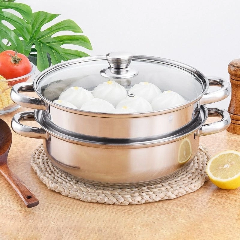 Product image Galeripuko - Panci steamer 2 susun panci siomay kukusan siomay Streamer random