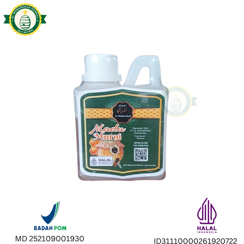 Product image Al Mubarokah - Madu Murni Al Mubarokah 500g Kuning Manis
