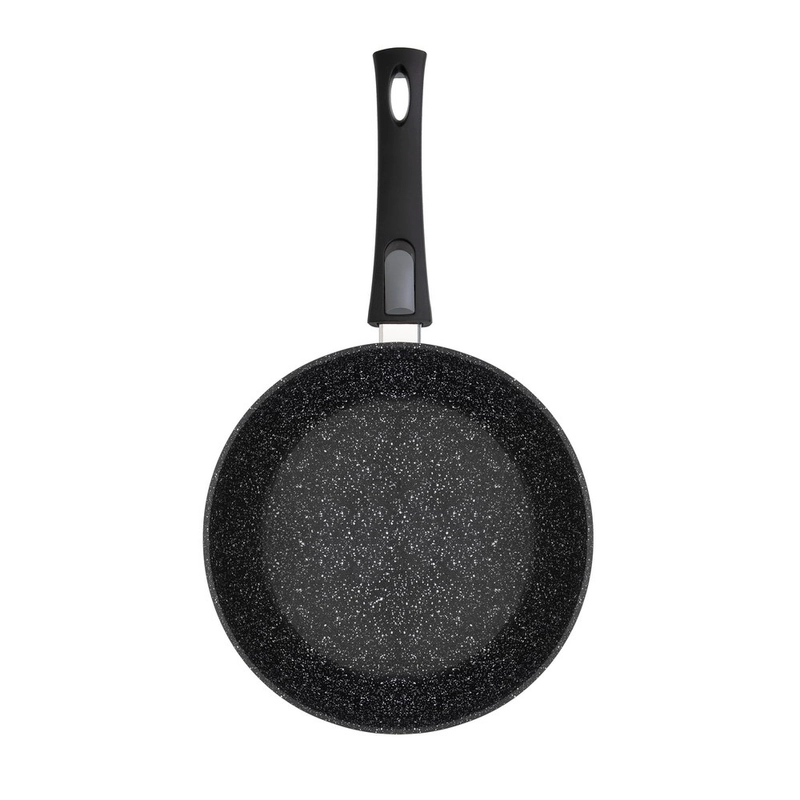 Product image KJU - RESTO ALUMINIUM DEEP FRYPAN - ARIES - 28CM 28cm Hitam
