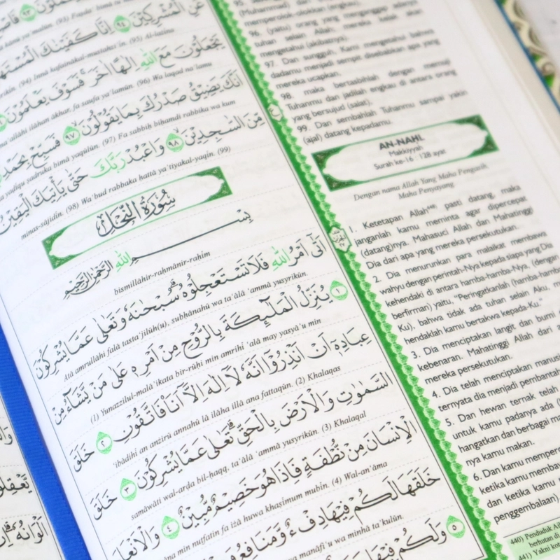 Product image Gema Risalah - Alquran Al Jabbar A5 Mushaf Utsmani Premium HVS 15 x 21cm Terjemahan A5 Hijau