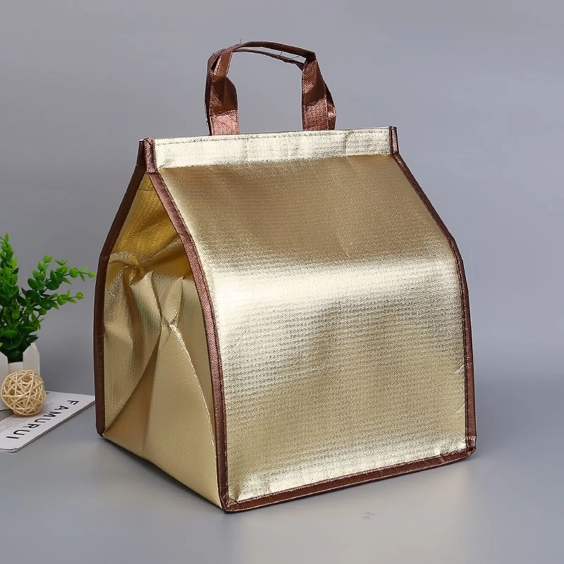 Product image RUMAH RAYA - Tas Pendingin Makanan Portable Cooler Bag Box Thermal Insulated Bag - LAIY07 Bag Gold