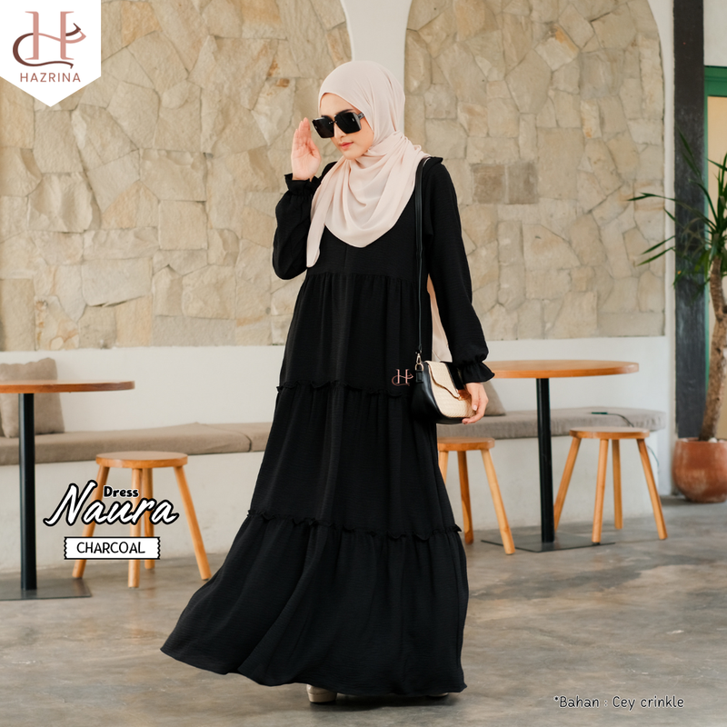 Product image Arrikza - Hazrina - Naura Dress Dewasa S Black