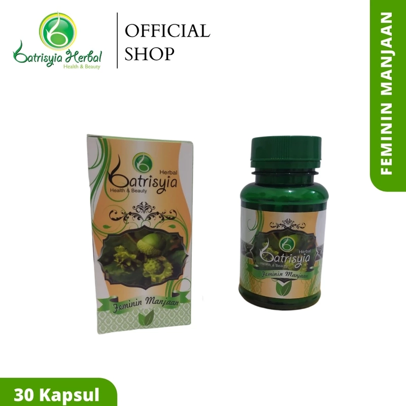 Product image Batrisyia - Feminin Manjaan (Kapsul Manjakani) 30 Kapsul Hijau