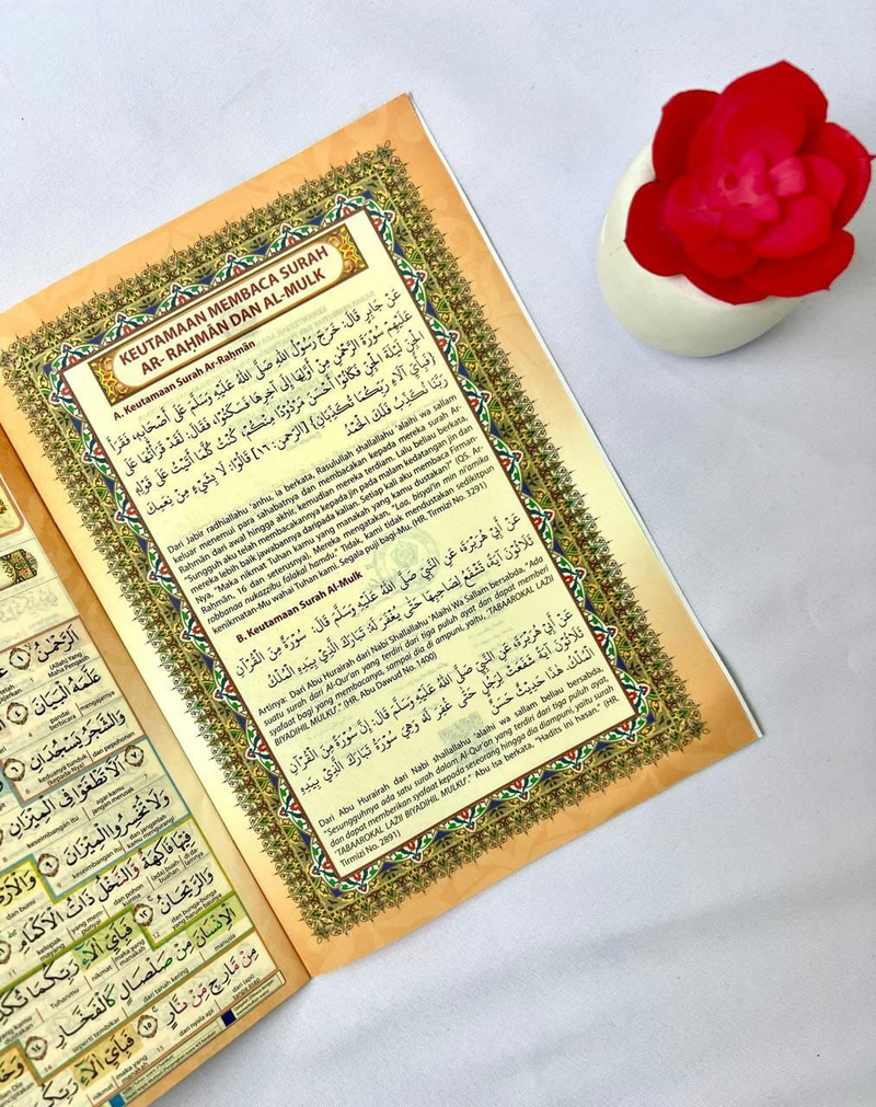Product image Pustaka Arafah - Juz Amma Hafazan Perkata Tanafus 5 Kotak Cover Putih