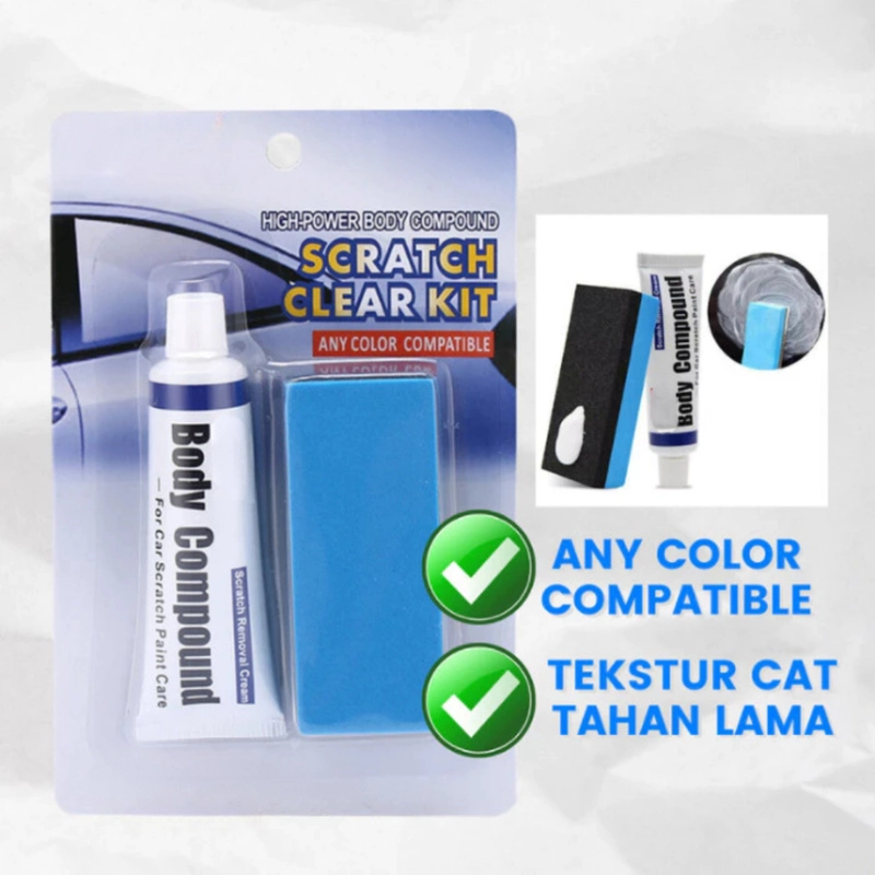 Product image KAMJE Compound Penghilang Lecet Baret Gores Body Mobil Motor Kendaraan Magic Remover KMJ037 KMJ037 RANDOM