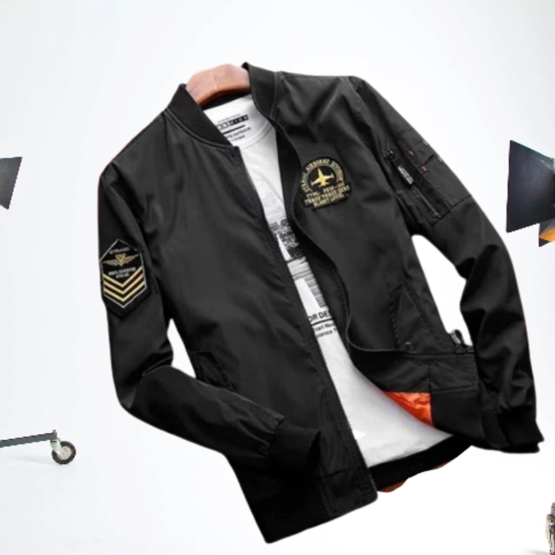 Product image Bursanekashop - ZET Bomber / Bomber Jacket / Jacket Pilot M HITAM