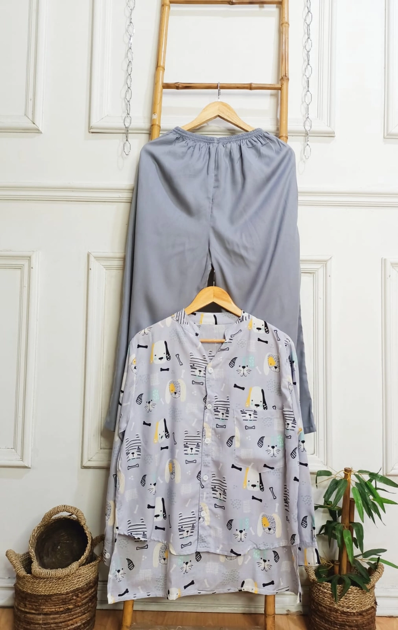 Product image ALMIRA STORE - SET KEMEJA MIX All size Mix Abu