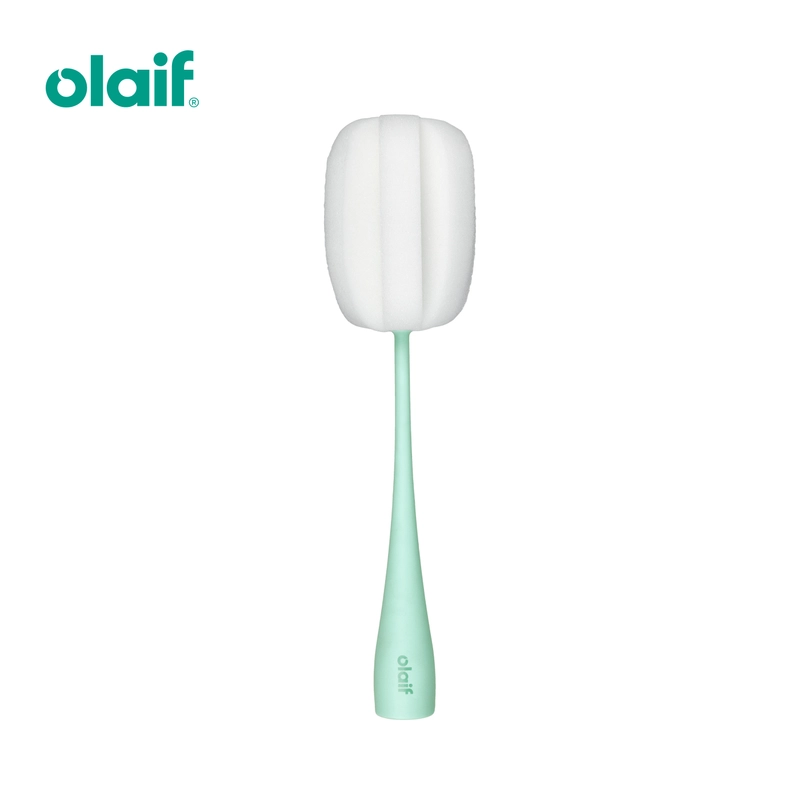 Product image Olaif Bottle Cleaning Sponge - Sikat Spons Pembersih Botol / Gelas / Tongkat Pembersih Botol Warna Hijau