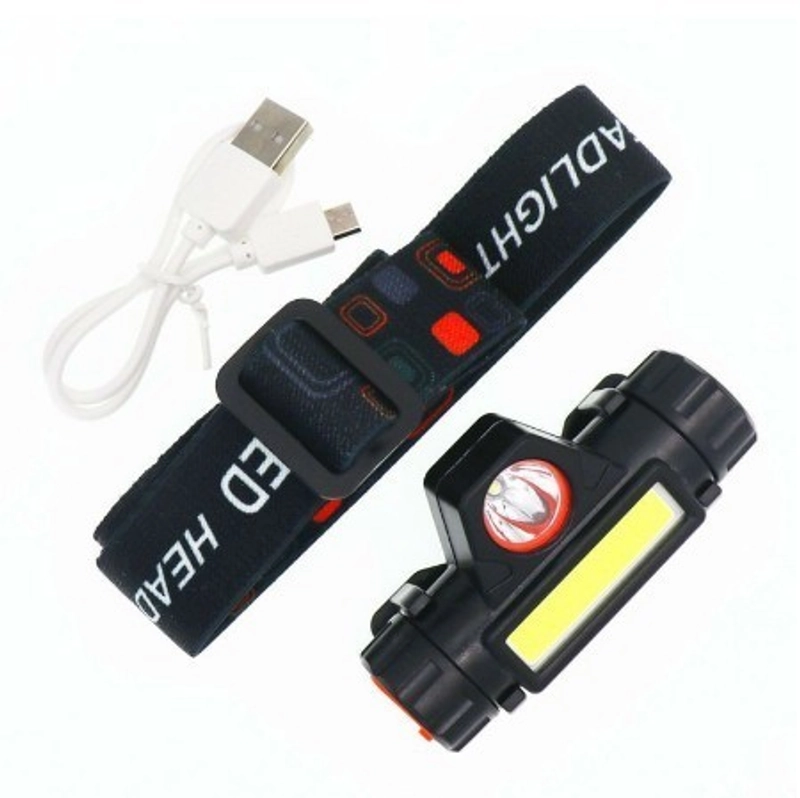 Product image Senter Kepala 2 Mode Rechargeable + Magnet A545 HITAM