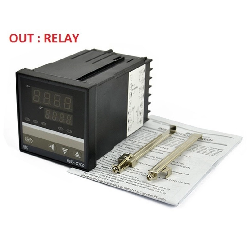 Product image Sparepart Industri - REX C-700 DIGITAL PID TEMPERATURE CONTROLLER OUTPUT RELAY 350 Gram Hitam