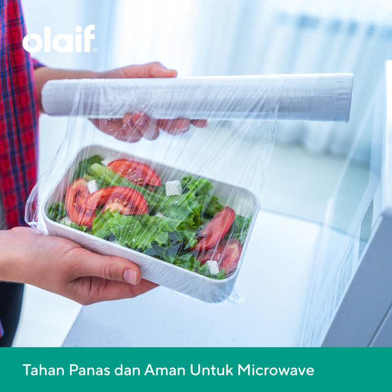 Product image Olaif Extra-Strong Cling Wrap (30cm x 30m x 10mic) - Plastic Food Wrap / Pembungkus Makanan / Plasti Kemasan Box