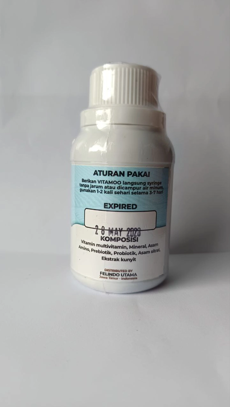 Product image Eleanor Farm Shop - Vitamoo Vitamin Penambah Nafsu Makan Ternak Sapi Domba Medicow 100Ml 100Ml Botol 250Ml