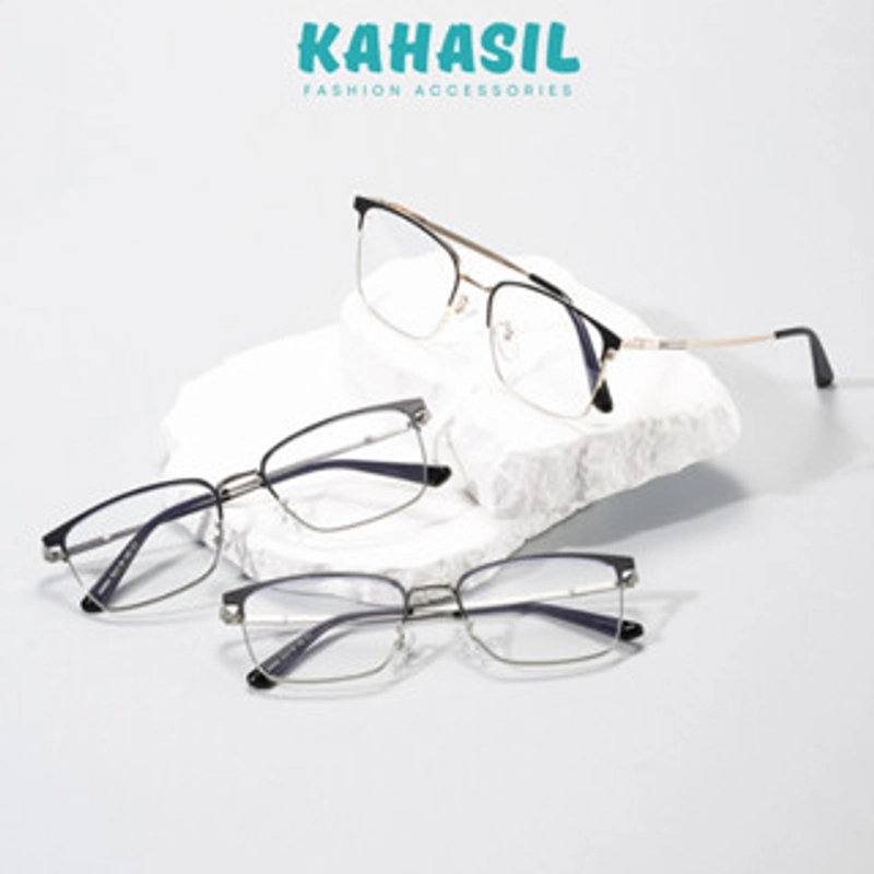 Product image KAHASIL - Kacamata Hitam Photocromic Anti Radiasi Fashion Wanita Kotak PTC002 HITAM all variant