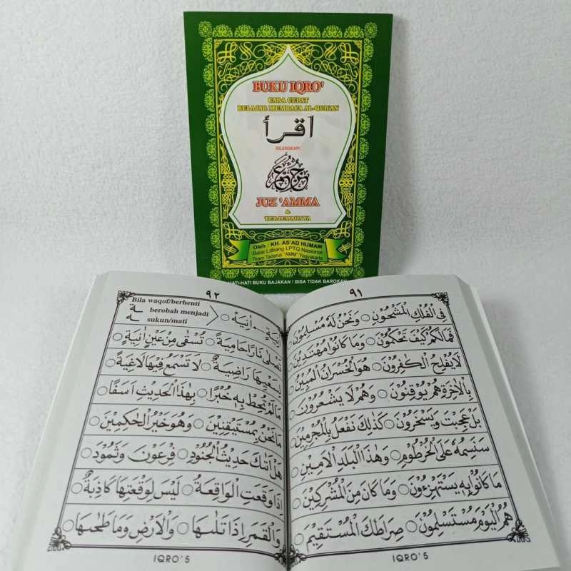 Product image Pustaka Arafah - Iqro Plus Juz Amma (Cover Hijau) Ukuran A5 Kertas Buram Edisi A5 - Buram