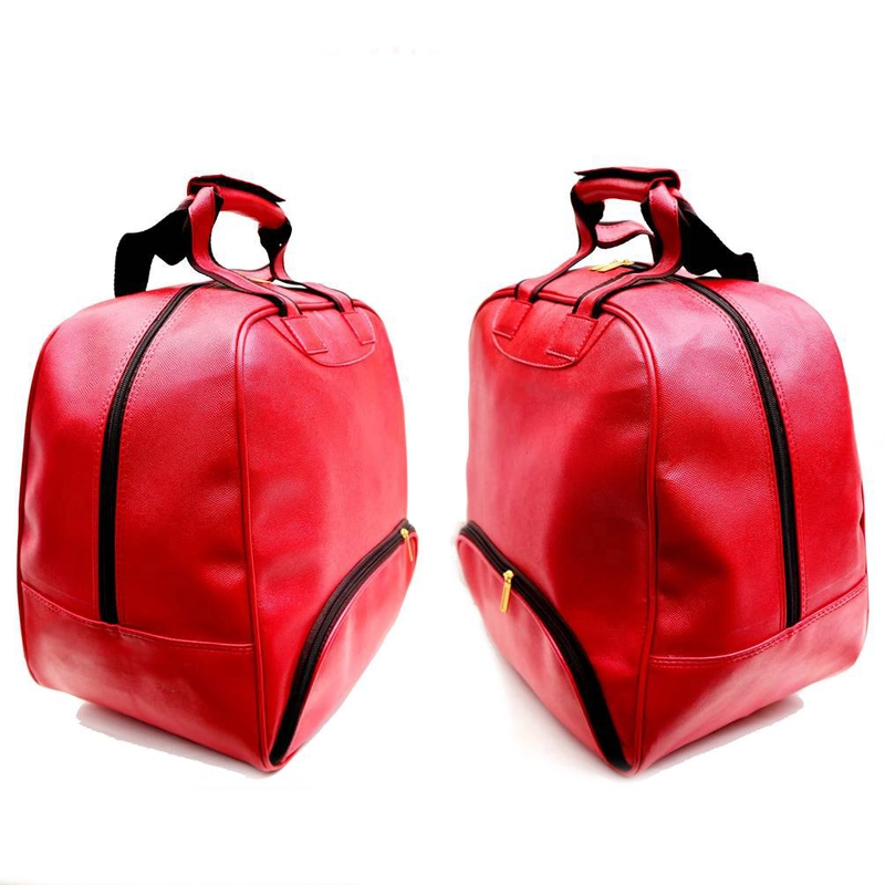 Product image Lanc Fashion - Tas Mudik Organaizer Jumbo Kulit traveling Klasik Big Vein Warna MERAH