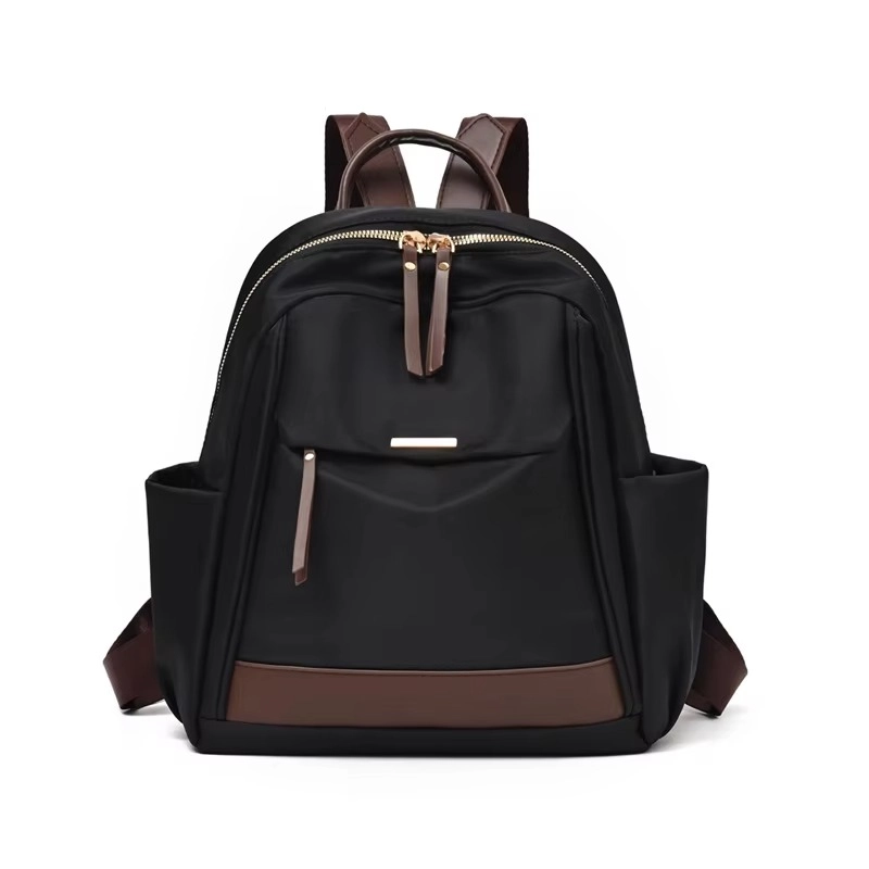 Product image CBL - Ransel MAUDY - Tas Ransel Backpack Wanita Waterproof Bahan Nilon Simple Premium Untuk Formal Atau In Medium Hitam