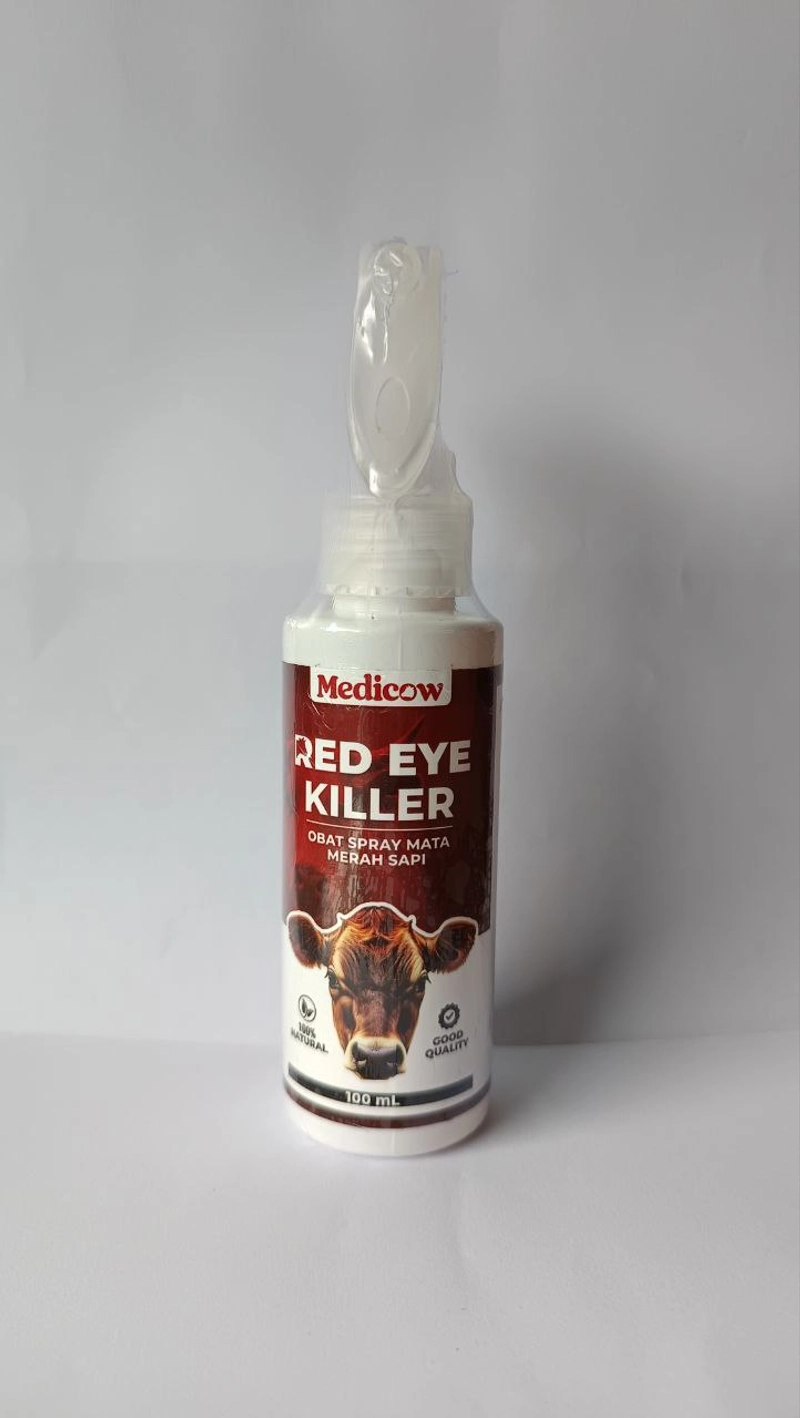 Product image Eleanor Farm Shop - Red Eye Killer Obat Tetes Ternak Sapi Mata Merah Medicow 100Ml 100Ml Botol 100Ml