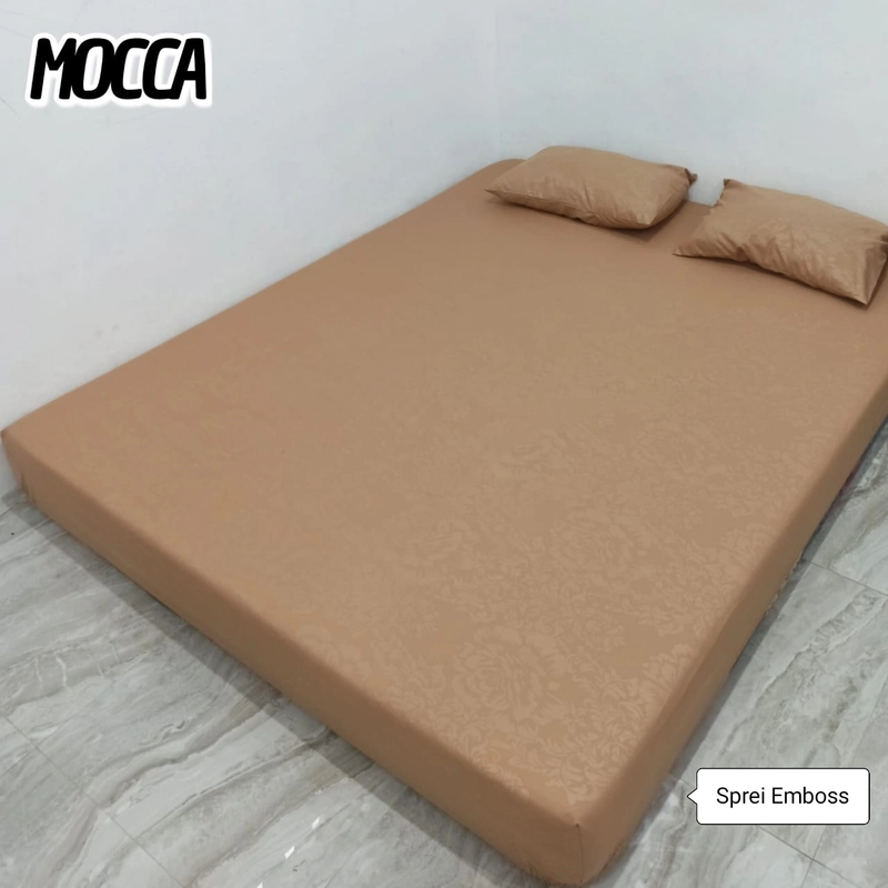 Product image Sprei Emboss Mocca 160x200 160x200 Mocca