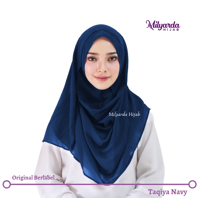 Product image Milyarda Hijab - Milyarda Hijab - Taqiya instan 2 detik langsung cantik all size Navy