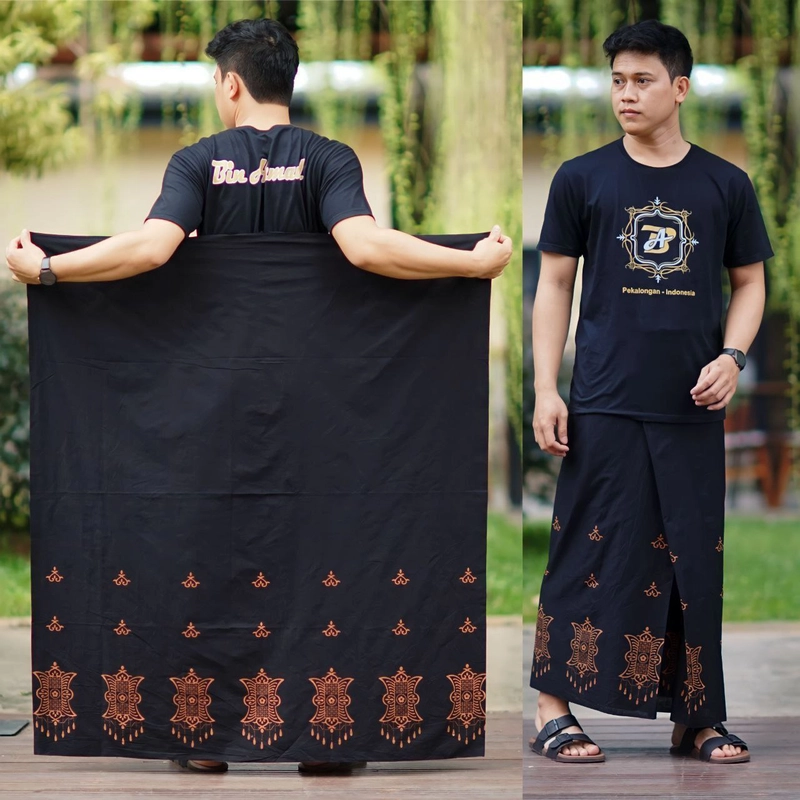 Product image Kois Batik - SARUNG BATIK SANTRI BAGUS UNTUK DEWASA YYP1 Sarung dewasa Hitam