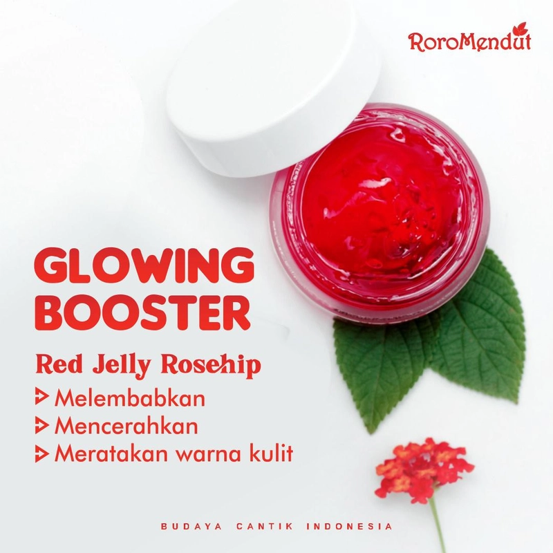 Product image Glowing Jelly Red Rosehip Green Jelly Centella Asiatica Tamanu Orange Jelly Skincare Booster 50g Red Jelly Rosehip