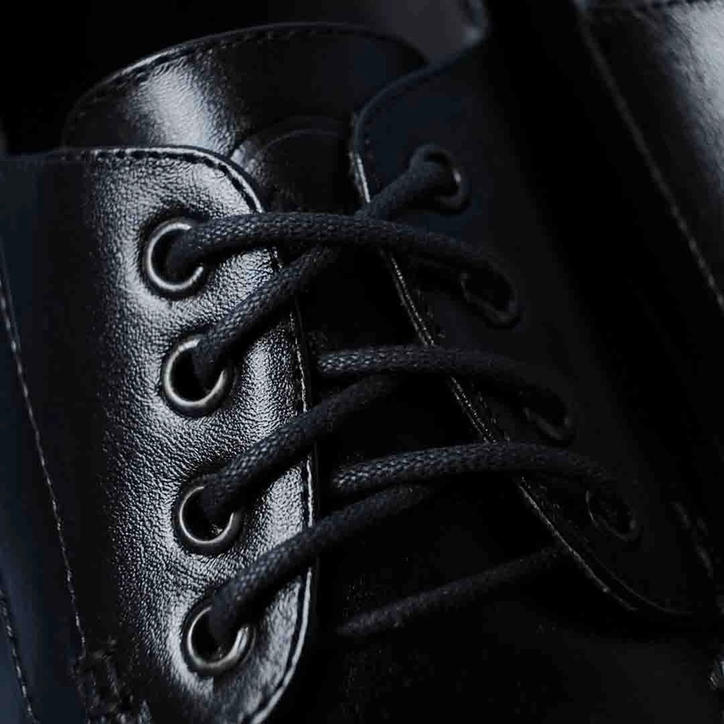Product image MNDY Footwear - Marco Black GL - Sepatu Loafers Pantofel Formal Kulit Hitam Pria 39 Kulit Asli