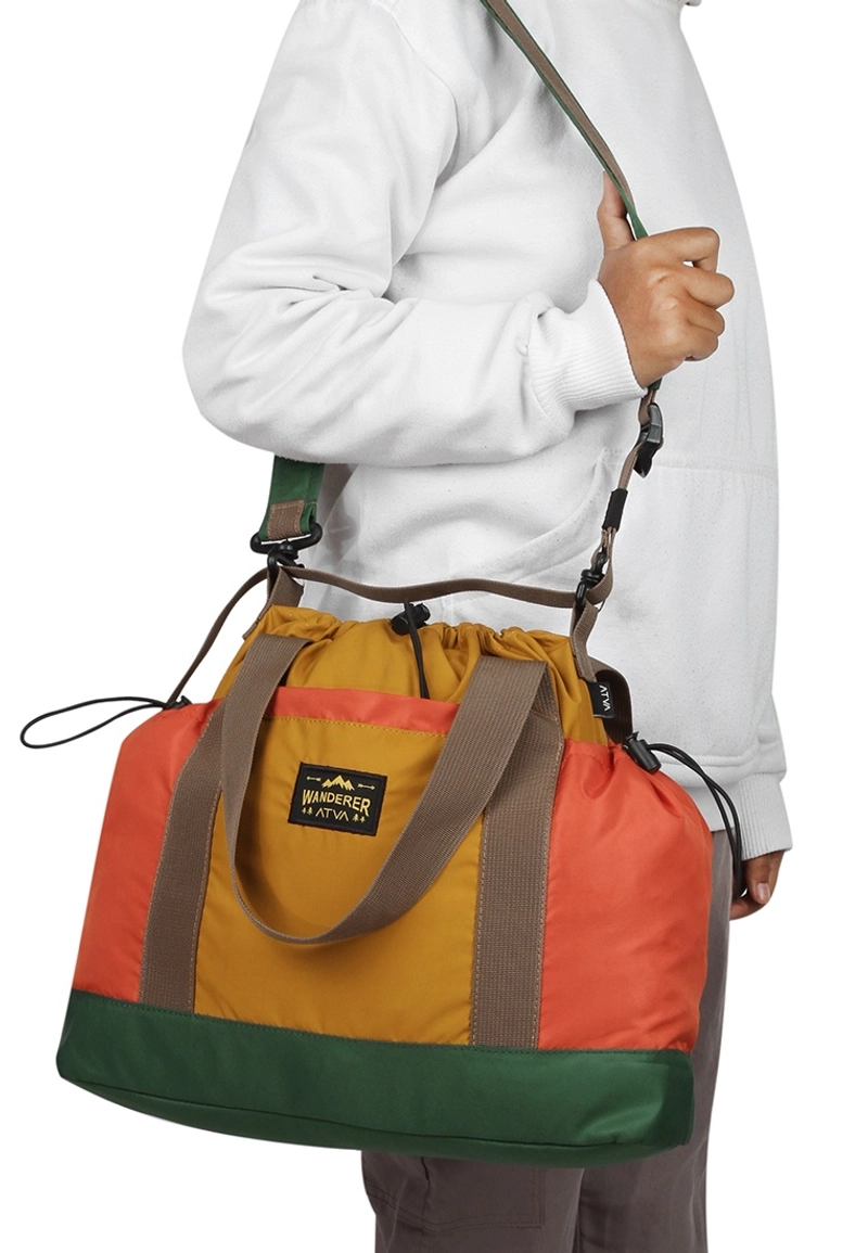 Product image Atva Bags - Tas 2 in 1 Totebag & Slingbag Walters Series 45x35x13 Amber
