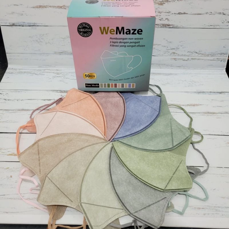 Product image Halika - Masker Ducbill Fashion warna Pastel Dewasa Isi 50 pcs