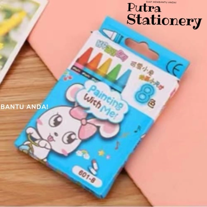 Product image Putra Stationery - Crayon Mini 1 Set Biru