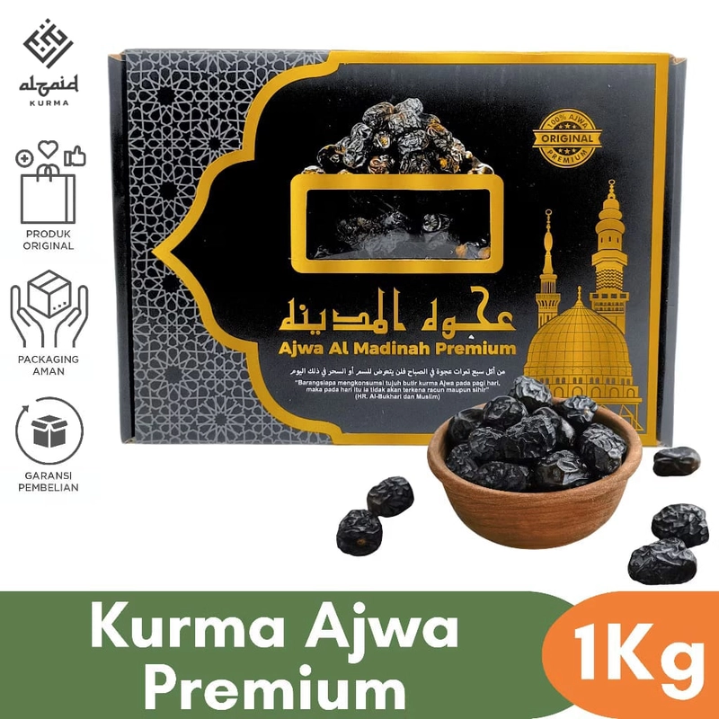 Product image Kurma Ajwa Madinah 1 Kg Original