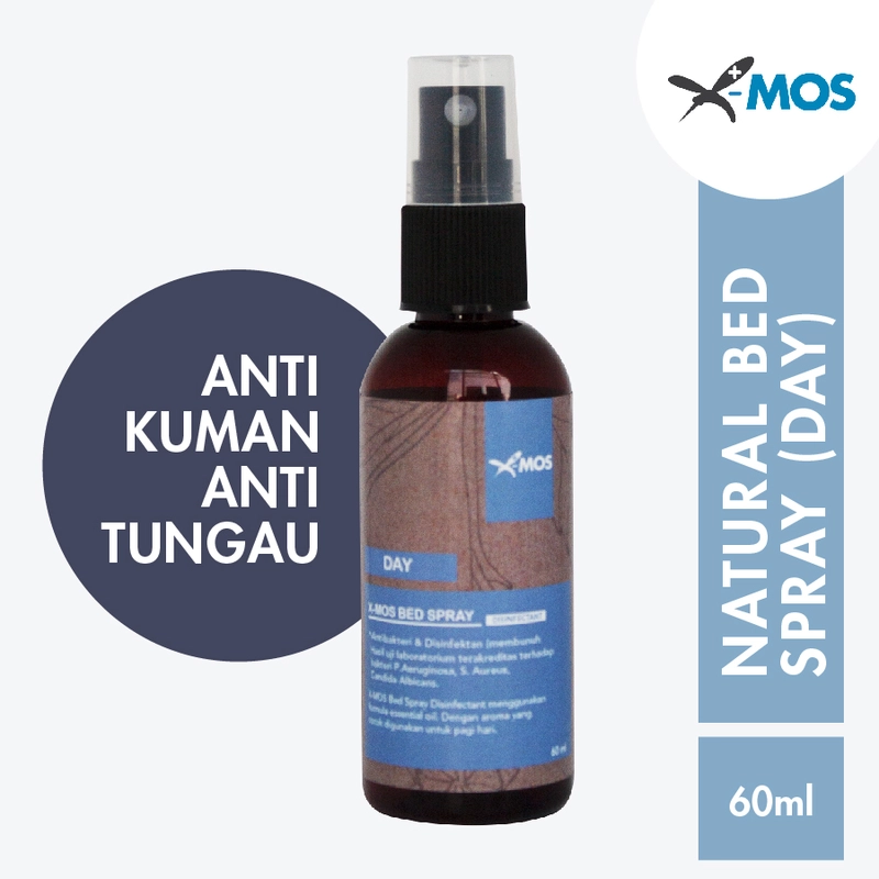 Product image X-MOS Natural Bed Spray - Anti Bacterial 60ml Day