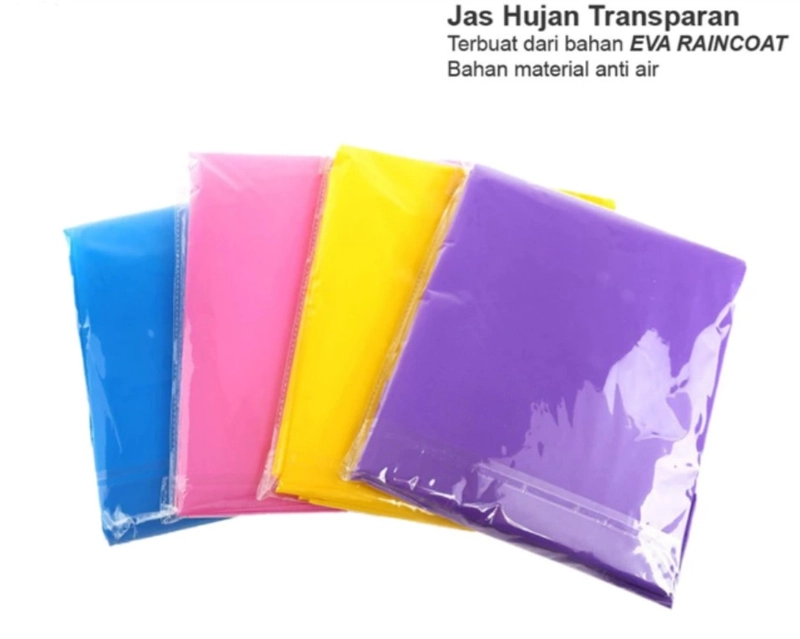 Product image Alcante - Jas Hujan EVA Premium Anti Air Tebal Ringan Nyaman Dipakai Desain Unisex Stylish all size random