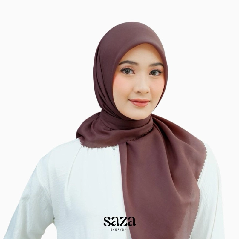 Product image SAZA Everyday - Jilbab Segiempat Aira Voal SQ Purple Brown Allsize Purple Brown