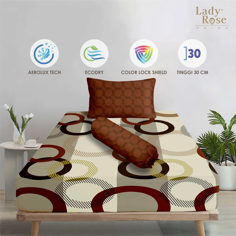 Product image LADY ROSE OFFICIAL - Lady Rose Prime Sprei Cora 90x200x30 Single 90