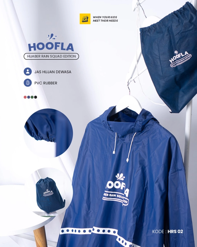 Product image Hoofla - Hijaber Rain Squad Edition (HRS) all size Navy
