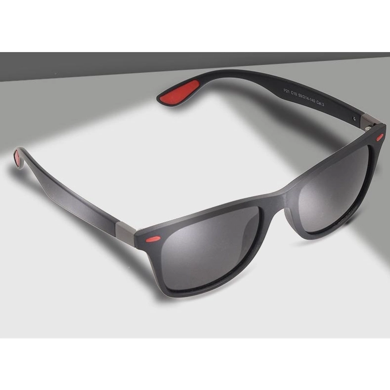 Product image RAYATORY - Kacamata Wayfarer Polarized Sunglasses TR90 - P21 Kacamata Black/Gray
