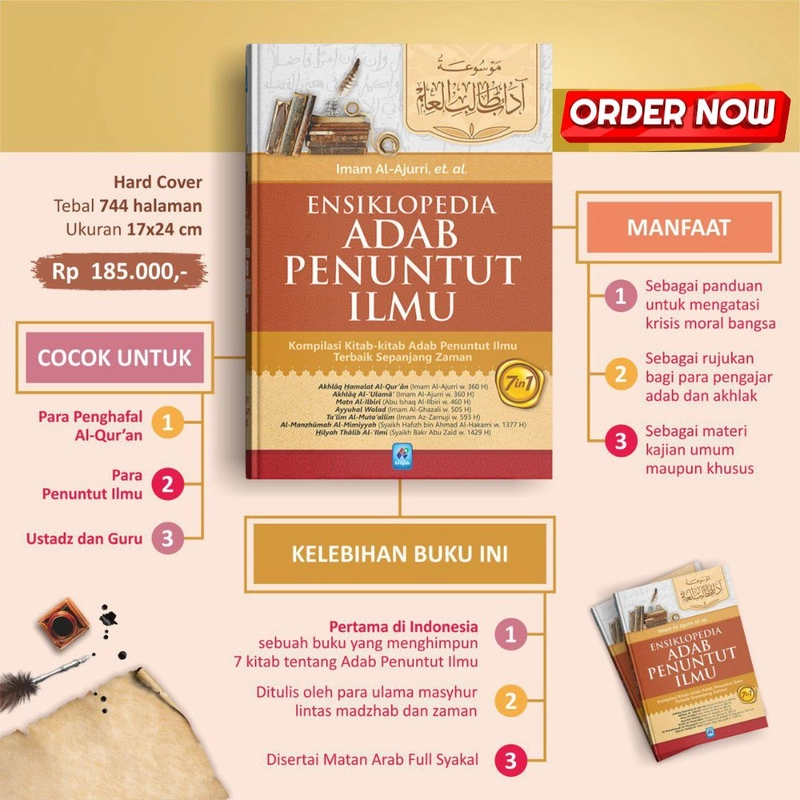 Product image Pustaka Arafah - Ensiklopedia Adab Penuntut Ilmu HC Hardcover