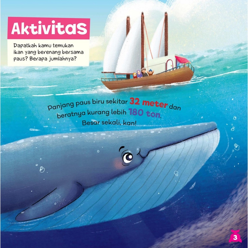 Product image Gema Insani - Seri Hewan Laut Byur Byur Paus Mencebur 23 x 22 SC