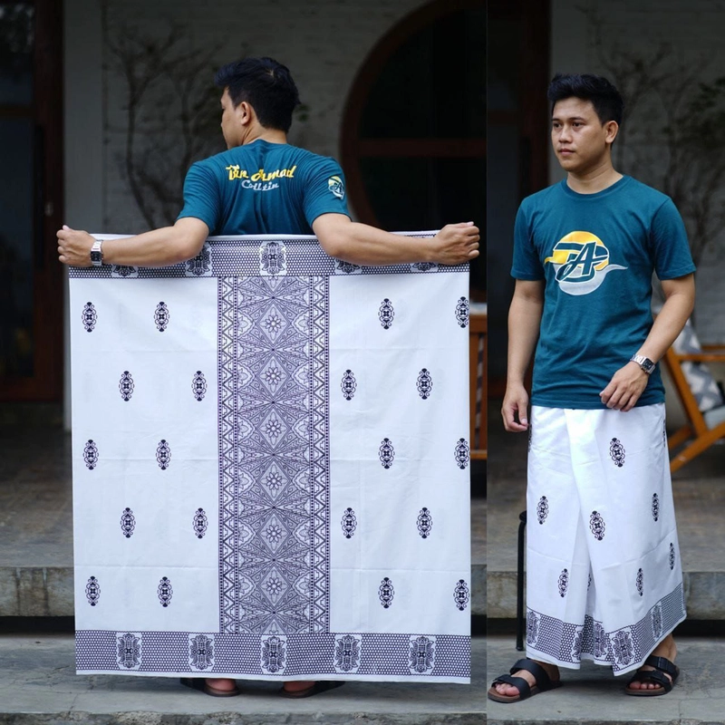Product image Kois Batik - SARUNG BATIK DEWASA TERBARU TERLARIS BANYAK VARIAN Sarung Dewasa Putih